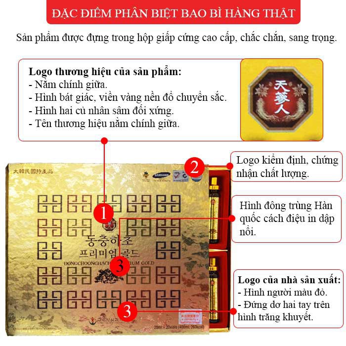 Tinh Chất Đông Trùng Hạ Thảo Hàn Quốc, Hộp 20 ống | BigBuy360 - bigbuy360.vn