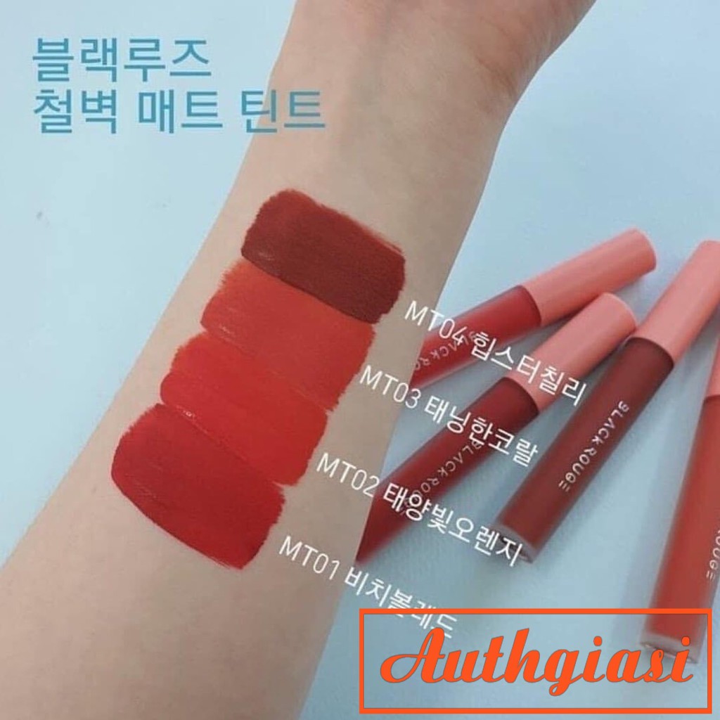 Son Kem Tint Lì Lâu Trôi Black Rouge All Day Power Proof Matte Tint chống thấm nước | BigBuy360 - bigbuy360.vn