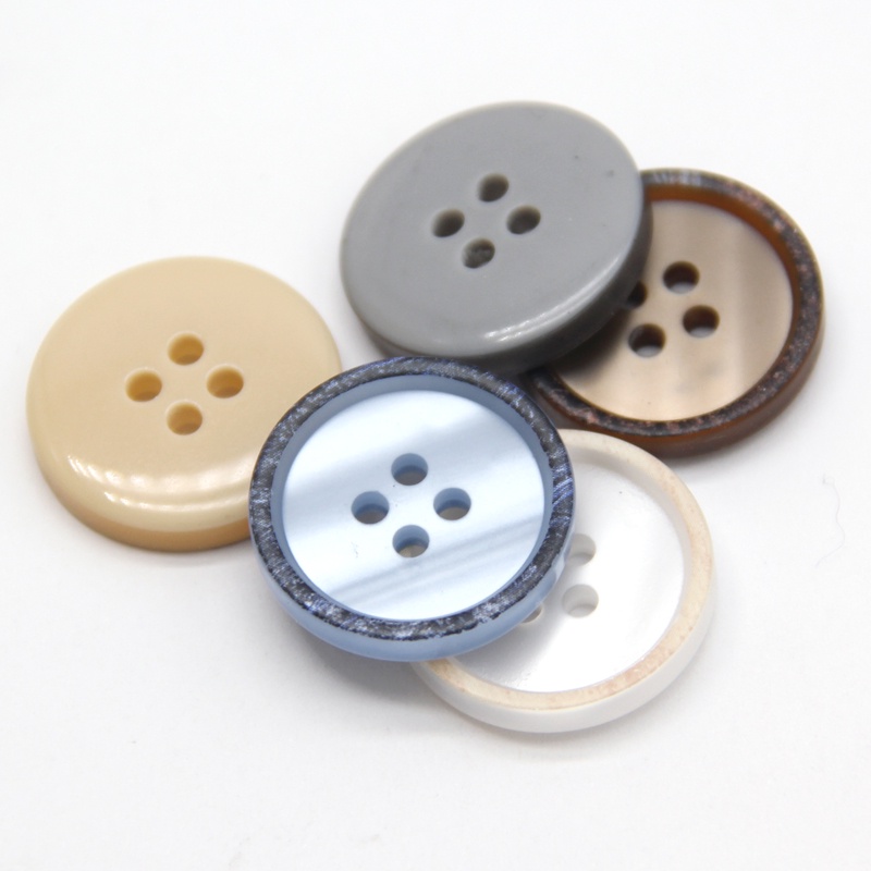 Nút Áo Khoác Bằng Nhựa Resin Thời Trang 15/18/20/23/25mm Dành Cho Nam