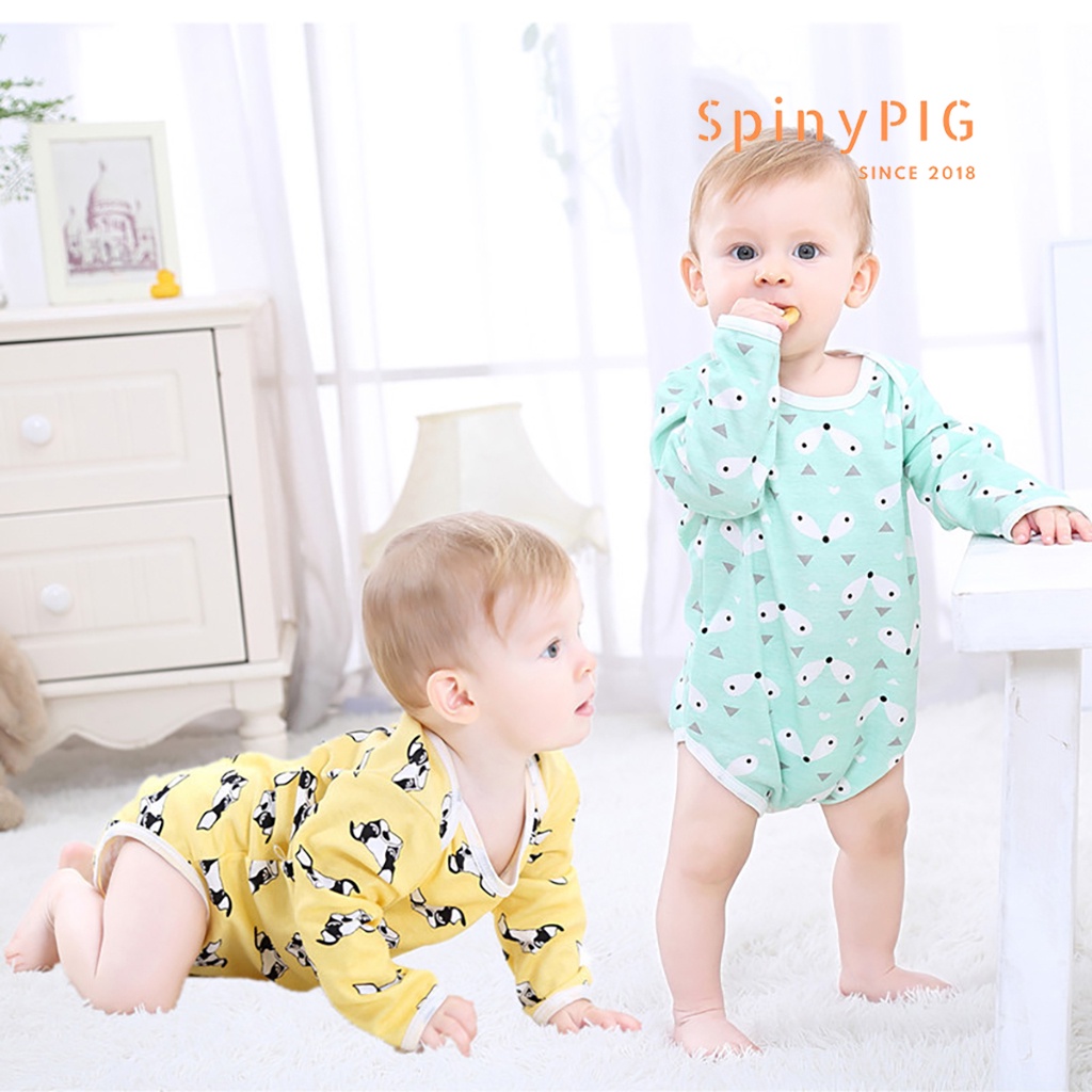 Quần áo sơ sinh 0-12 tháng 100% cotton bộ body sơ sinh dài tay dành cho mùa thu đông