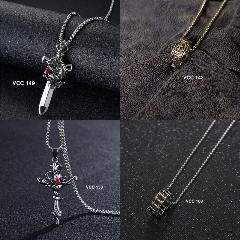 Vòng Cổ Titan Nam 02