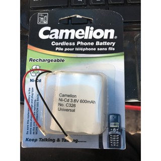 [FOLLOW lấy Voucher]Pin điện thoại bàn Camelion C326-AA600mAh-3.6V chính hãng