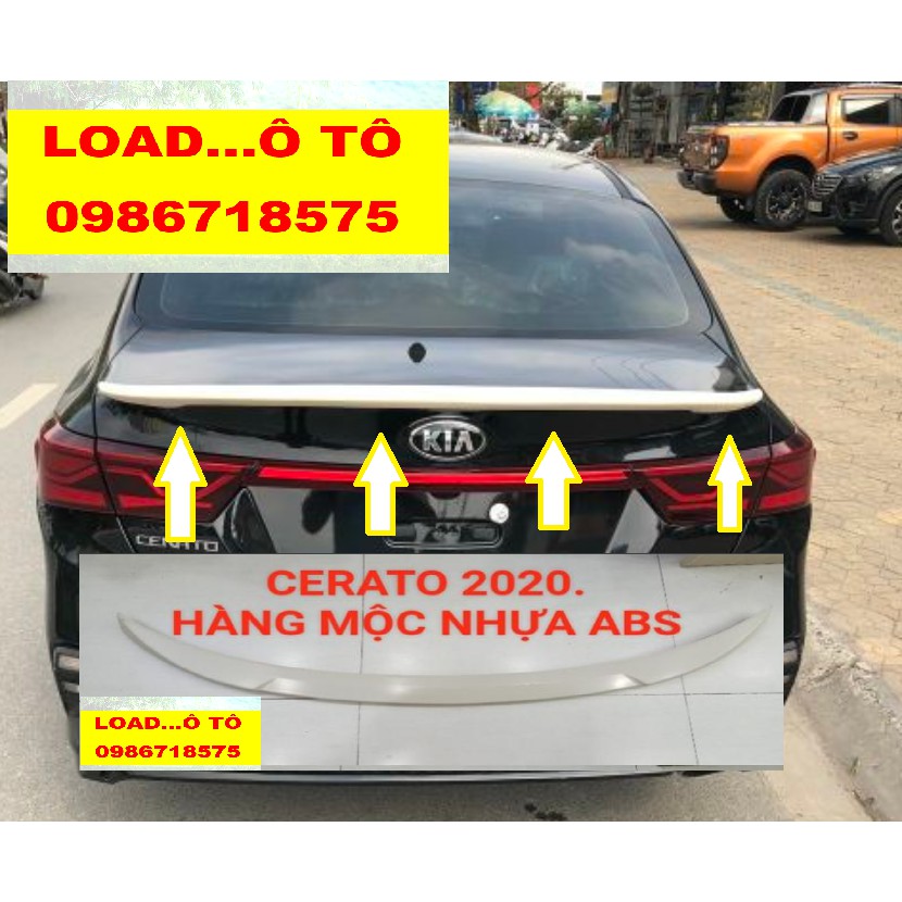 Đuôi Gió Liền Cốp Kia Cerato 2019-2021 Cao Cấp Hàng Mộc