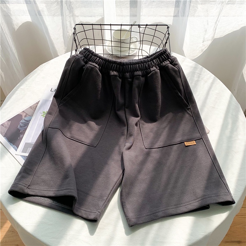 Quần short SUXI thể thao lưng thun co giãn màu sắc đơn giản dễ phối đồ cho nữ