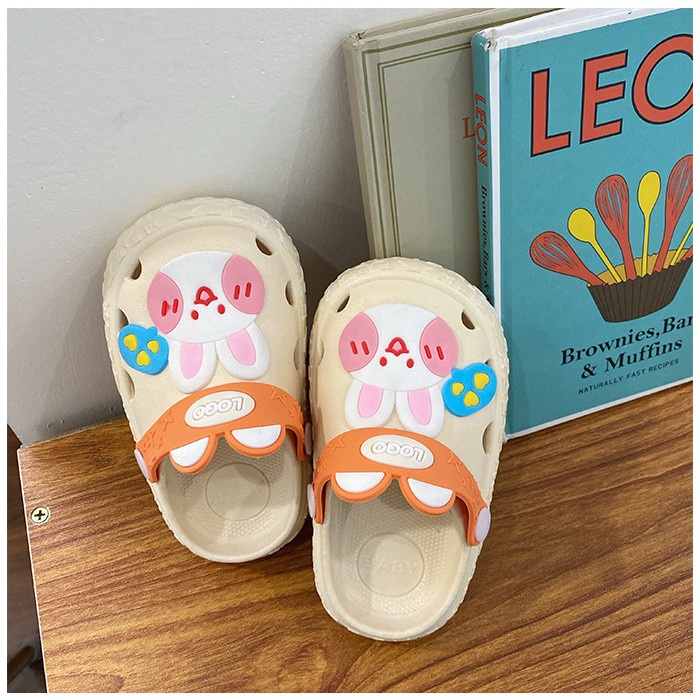 Dép Đi Trong Nhà Tắm Chống Trượt Chống Mài Mòn Hình Thỏ Hoạt Hình Dễ Thương Cho Trẻ Em