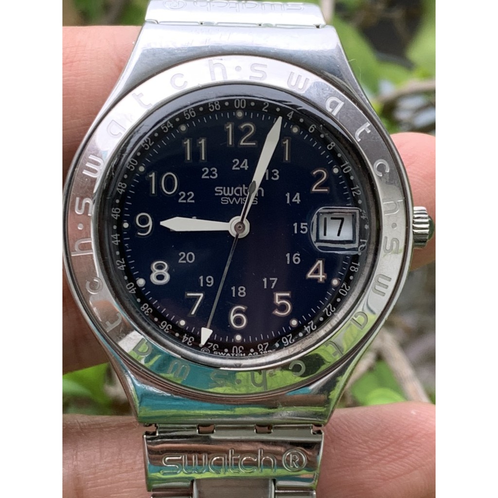 Đồng hồ nam SWATCH SWISS mặt đen - Thụy Sĩ