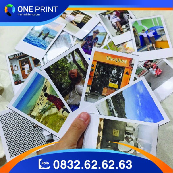 In ảnh Polaroid Nhỏ (5 x 7,5 cm) Giá Rẻ, Sắc Nét, Bền Màu