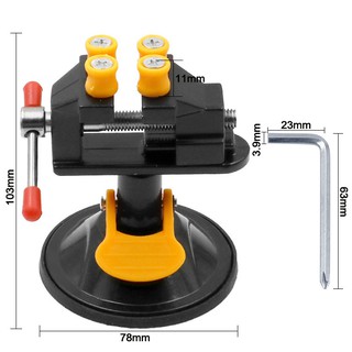 ê tô hít mặt bàn kẹp hạt xoay 360 độ hay eto mini