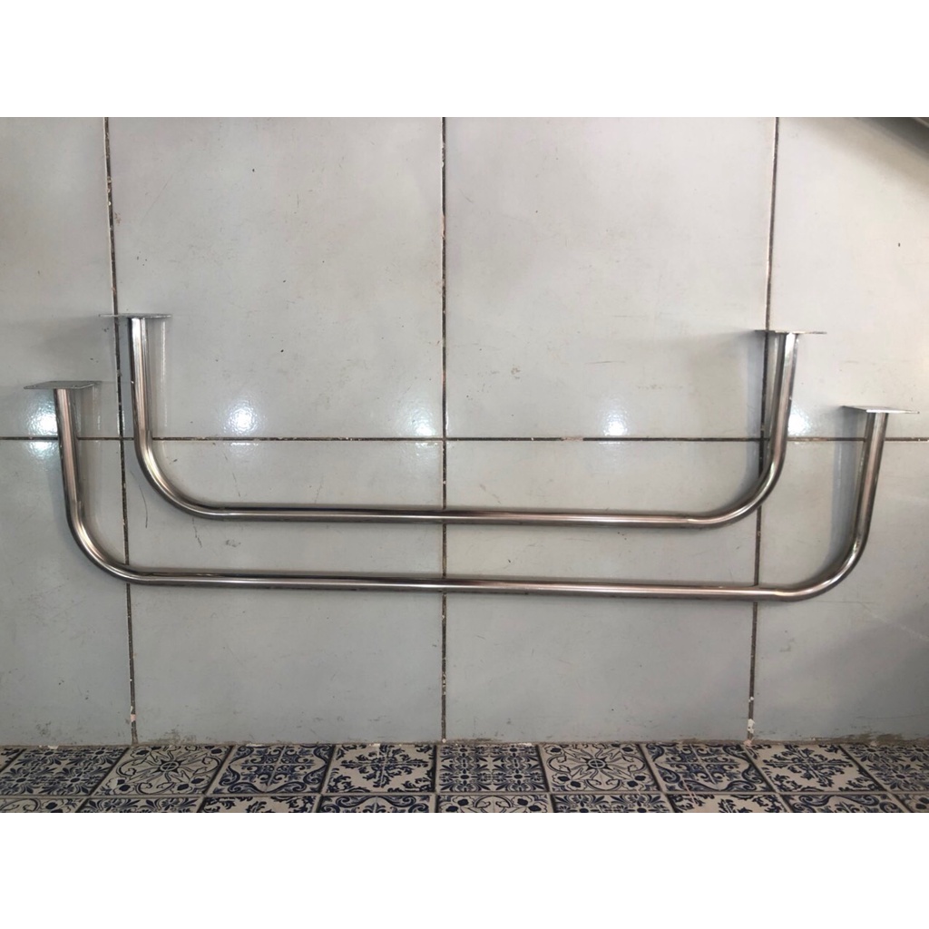 Sào Phơi Đồ Inox Treo Tường chữ U Cao Cấp