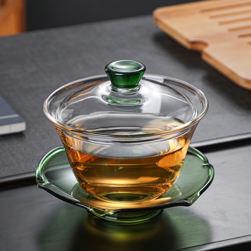 Chén trà gạt ( trà nắp)
