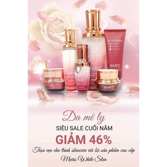 Bộ Mỹ Phẩm Maris 6in1 Nhật Bản Giúp Da Mềm Mịn Ngăn Ngừa Lão Hoá Chính Hãng