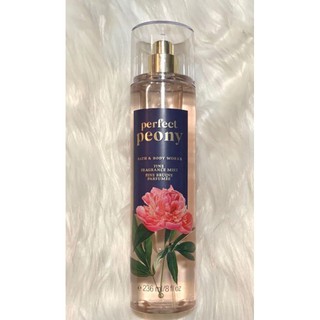 [Mã IRIS09820 Giảm 10k Đơn 150k] Xịt Thơm Dưỡng Thể Perfect Peony -Bath & Body Works - 236ml - Fine Fragrance Mist - AUT