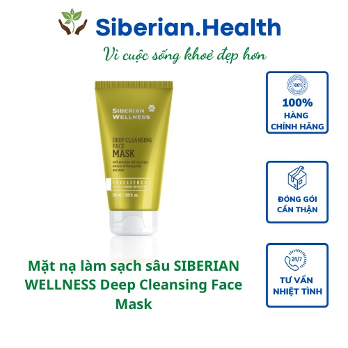 Mặt nạ làm sạch sâu SIBERIAN WELLNESS Deep Cleansing Face Mask- 50ml