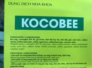 Nước súc miệng Kocobee