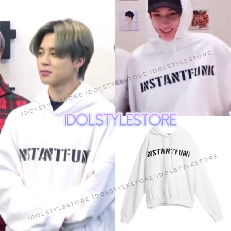 Áo nỉ mũ Instan của Jimin BTS và Huening Kai TXT , Scoups Seventeen