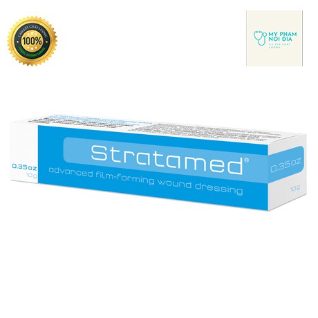 stratamed 5g 10g 20g Silicone gel mờ sẹo đầu tiên &amp; duy nhất bôi được lên vết thương hở