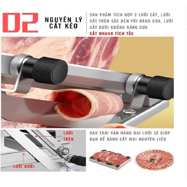 Máy thái thịt đa năng - Máy cắt thịt đông lạnh, thịt gà, ngan, vịt  Chicken Cutter