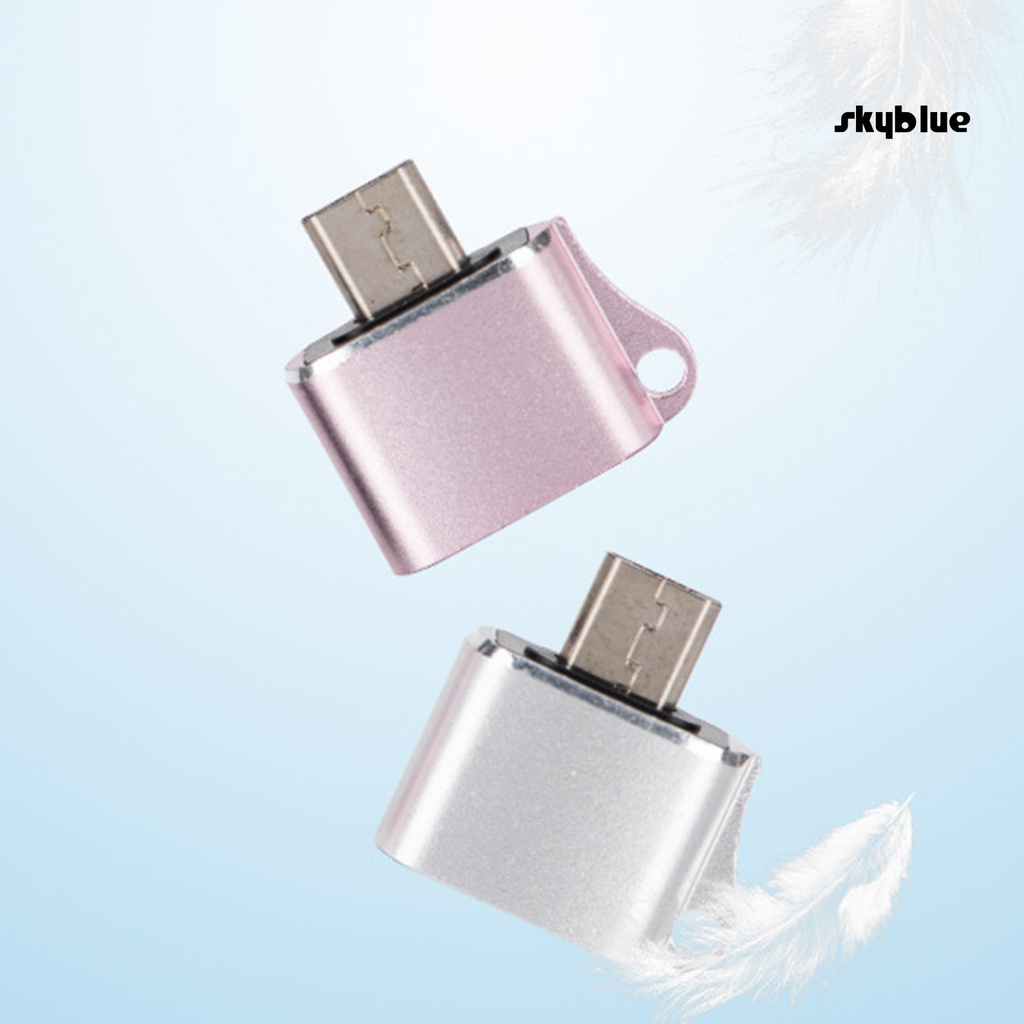 [SK]Charger Adapter Charging Data Transmission Mini Micro-USB to USB Female Converter for Mobile Phone