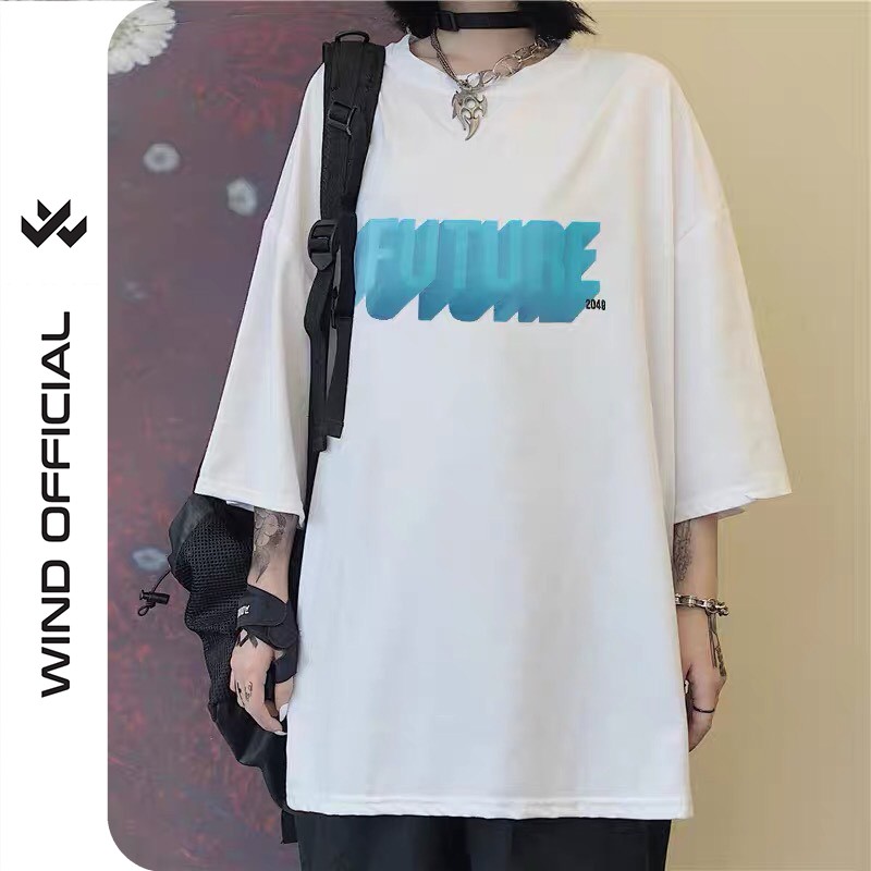 [Mã SKAMA06 giảm 8% tối đa 50K đơn 250K] Áo thun tay lỡ unisex phông form rộng Tương Lai nam nữ ulzzang Wind | BigBuy360 - bigbuy360.vn