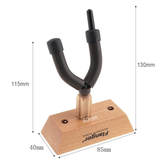 Flanger Wood Base Wall Mount Violin Hanger Hook Holder