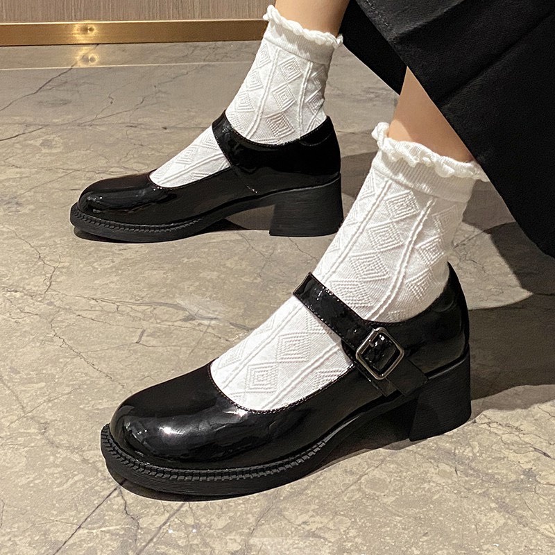 [ SẴN ] Set Tất Trắng Cổ Cao Nữ Vớ Cao Cổ Tiêu Thư LOLITA Cổ Bèo Nhún Tất Vớ Nữ  ULZZANG STYLE HÀN QUỐC Camcamvintage