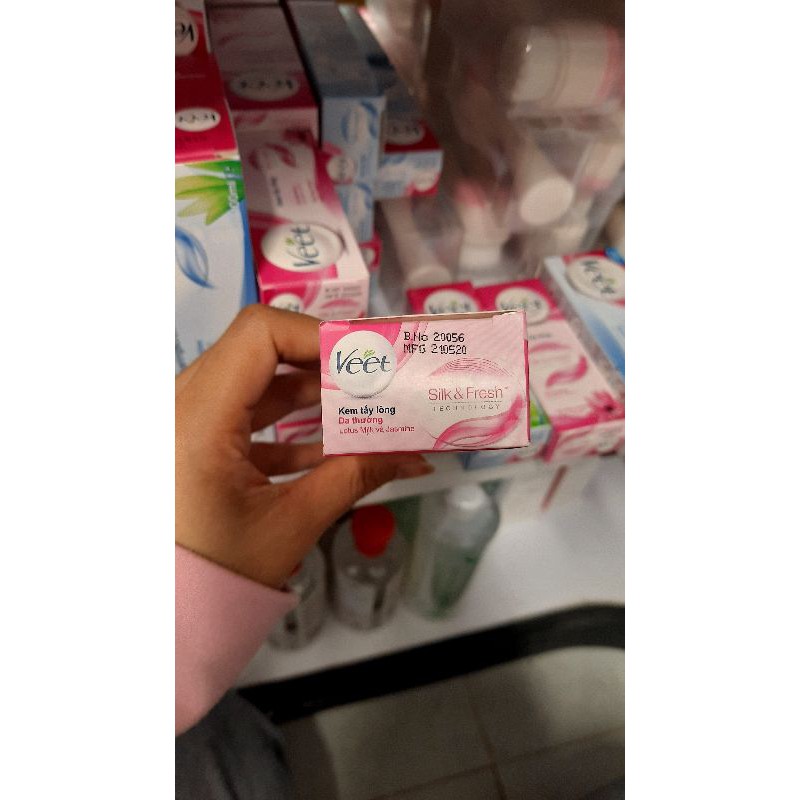 Kem tẩy lông Veet 50g - Kem tẩy lông mini