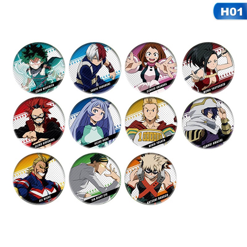 Ghim cài áo kiểu hình nhân vật anime my hero academia