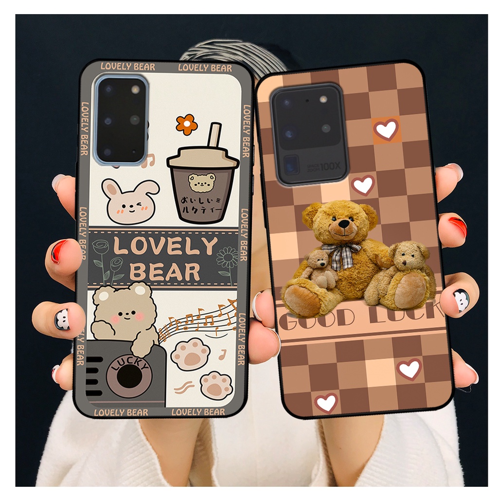 Ốp lưng Samsung S20 - S20Fe - S20 Plus - S20+ / S20 Ultra in hình gấu bear dễ thương, bền đẹp