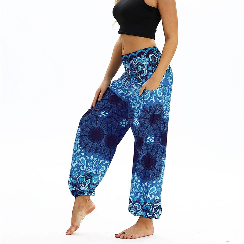Quần Tập Yoga In Hoa Phong Cách Bohemian Cho Nữ | BigBuy360 - bigbuy360.vn