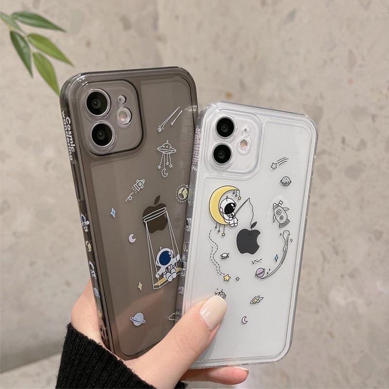 ốp viền vuông màu có bảo vệ camera