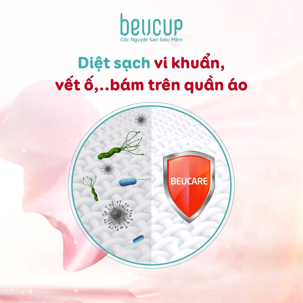 Nước giặt đồ lót chuyên dụng BEUCARE hand wash for feminine panties 200ml của BEUCUP