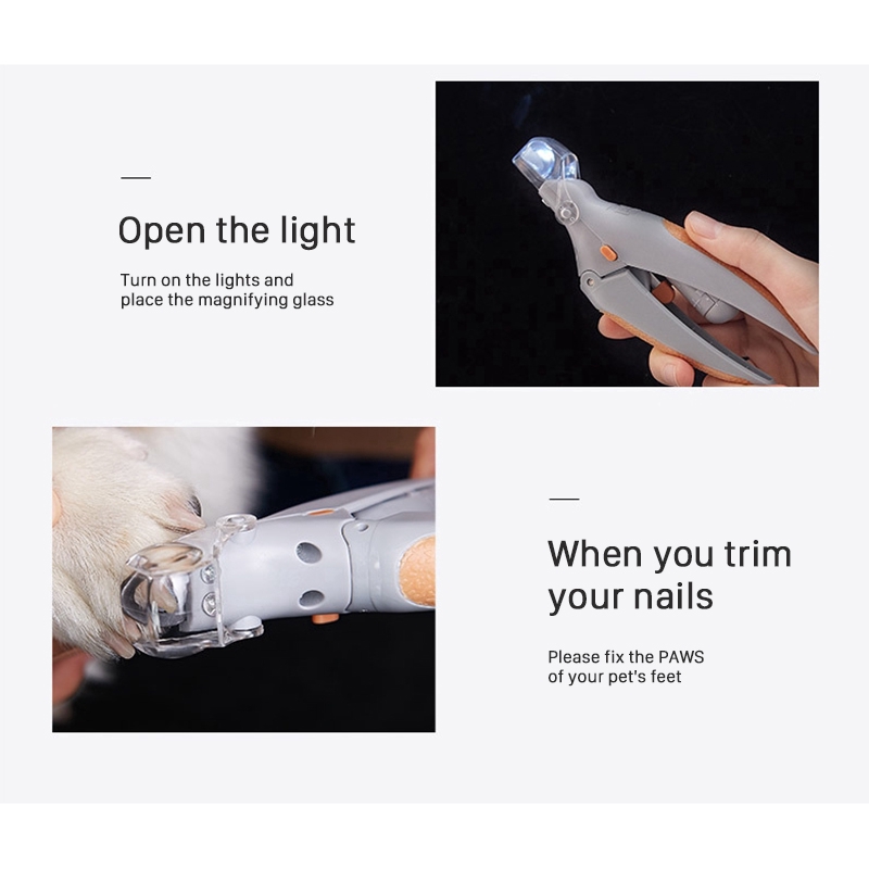 Kềm cắt móng cho thú cưng có đèn led tiện dụng