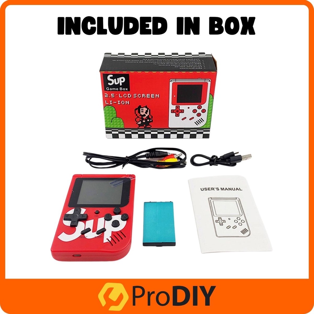 Máy Chơi Game CầM Tay Mini Retro 400 Game SUP 2.5 Inch LCD KèM Phụ KiệN ​Màn Hình Cảm Ứng