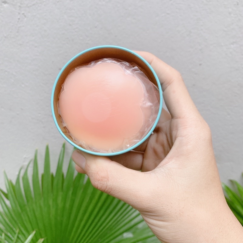 Hộp 5 Cặp Dán Nhũ Hoa Silicon Kèm Hộp Dễ Dàng Bảo Quản - Dùng Được Nhiều Lần
