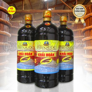 Nước mắm Khải Hoàn 43 độ đạm - 1000ml/chai