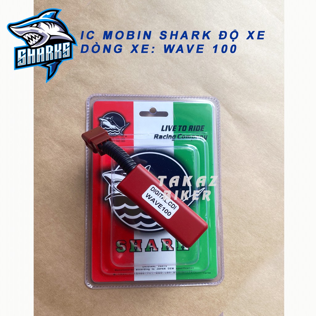 1 Cái IC Shark Độ Mở Tua Máy Cực Mạnh Honda Dream Thái, Wave100, Dream, Sirius 50cc, Galaxy50cc - IC