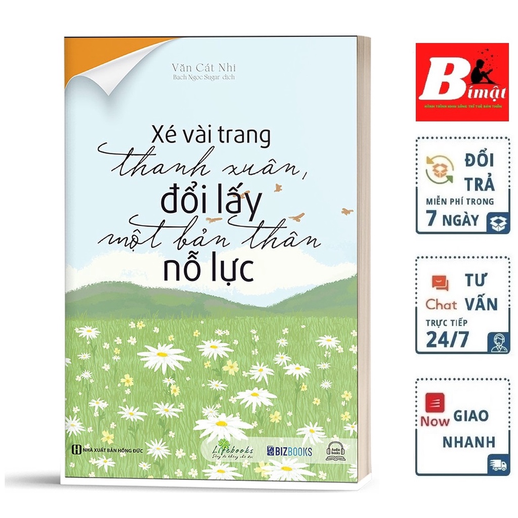 Sách - Xé Vài Trang Thanh Xuân, Đổi Lấy Một Bản Thân Nỗ Lực Tặng Kèm Bookmark