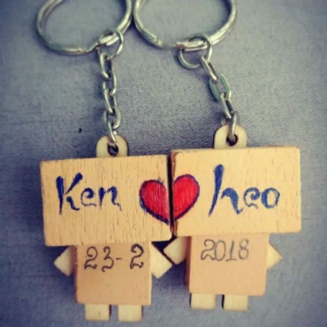 Móc khóa gỗ DANBO