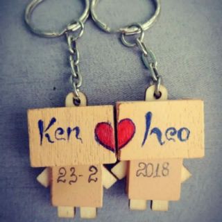 Móc khóa gỗ DANBO