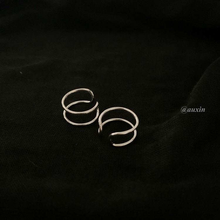 Khuyên kẹp tai 23C413 thiết kế đơn giản thời trang Hàn Quốc cá tính dễ phối đồ cho nam và nữ