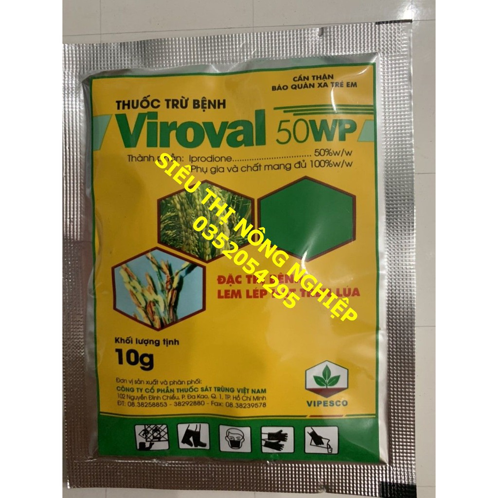 Đặc trị nấm bồ hóng thanh long - Viroval 50WP