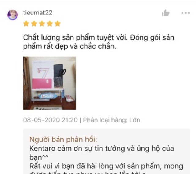 Kệ để đồ bàn học , nhà bếp mini nhỏ gọn ulzzang có thể ghép 2 tầng