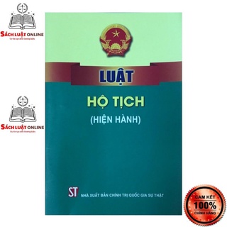 Sách - Luật hộ tịch