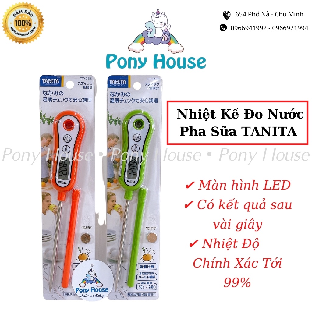 Nhiệt Kế Đo Nước Pha Sữa TANITA Nhật Bản