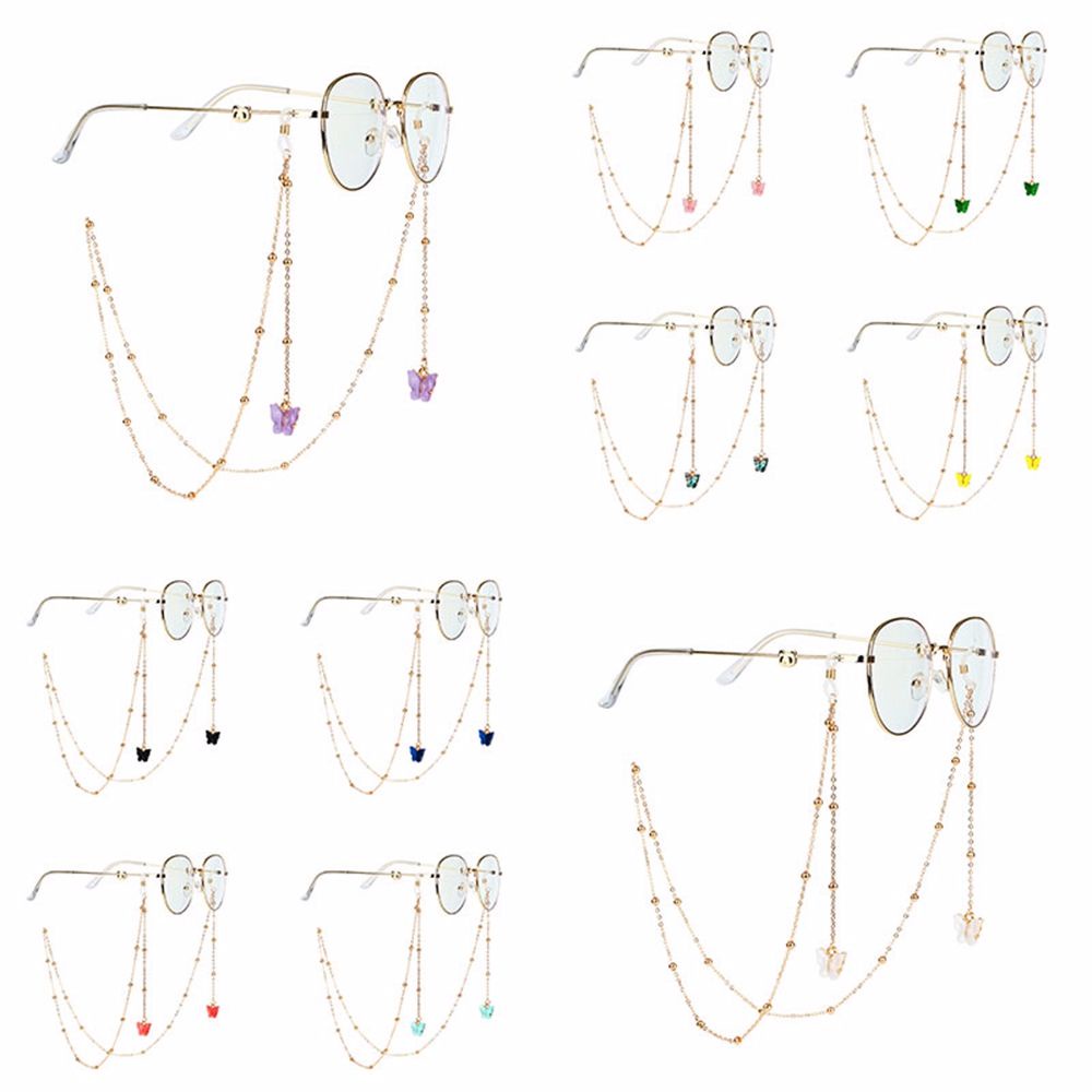 Dây đeo mắt kính bằng hợp kim chống trượt chống mất nhiều màu sắc