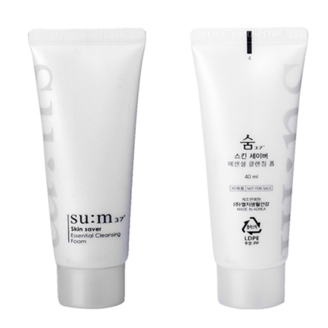 Sữa Rửa Mặt Sum37 Skin Saver Essential Cleansing Foam 40ml