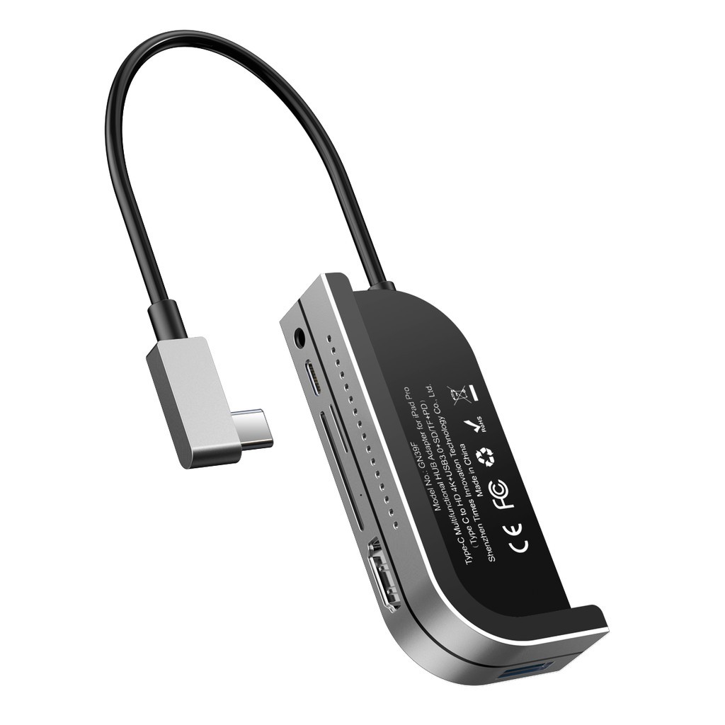 Hub chia cổng Type-C đa năng 6 in 1 hiệu Baseus Bend Angel No 7 mở rộng Type-C PD 3.0, 2 USB 3.0, AU