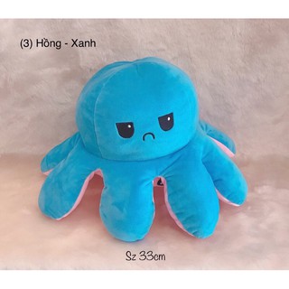 [10] Thú Bông Bạch Tuộc Cảm Xúc 2 Mặt 33cm