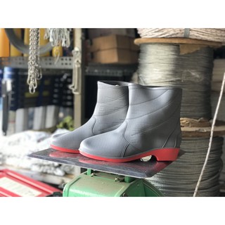 Ủng ngắn màu Xám đỏ