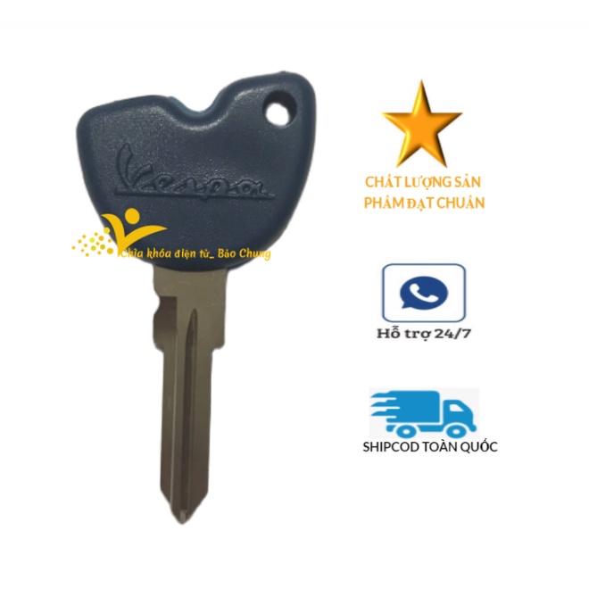 Phôi Chìa khóa xe máy Vespa, Liberty, Fly